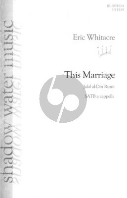 Whitacre This Marriage SATB