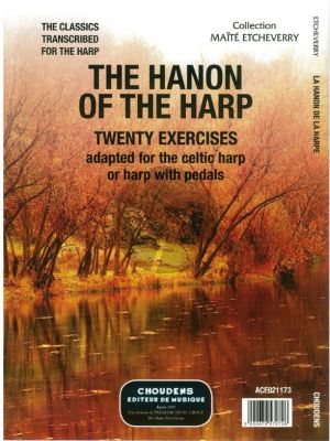 The Hanon of the Harp (20 Exercises) (Lever Harp or with Pedal Harp) (Maite Etcheverry)