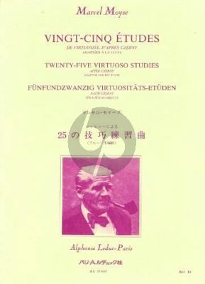 Moyse 25 Etudes de Virtuosite d'apres Czerny pour Flûte