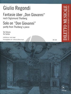Regondi Fantasie uber Don Giovanni nach Sigismund Thalberg Gitarre solo (Stefan Hackl) (first ed.)