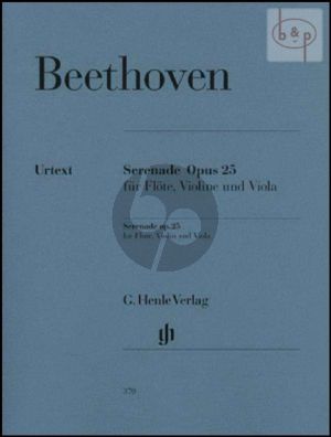 Serenade Op.25 (Flute-Violin-Viola) (Parts)