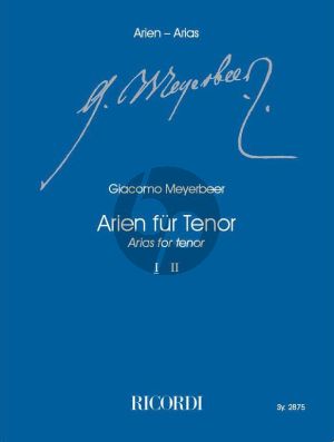 Meyerbeer Arien für Tenor Vol.1 (Klaus Tasdorf)