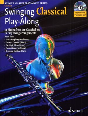 Swinging Classical Play-Along for Clarinet (12 Pieces from the Classical Era in easy Swing arrangements.) (Bk-Cd) (Mark Armstrong)