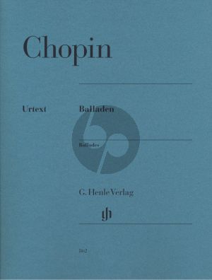 Chopin Balladen Piano (edited by Mullemann-Theopold) (Henle-Urtext - New Edition)