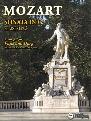Mozart Sonata KV 283[189h] Flute and Harp (edited by Kahn & Jolles)