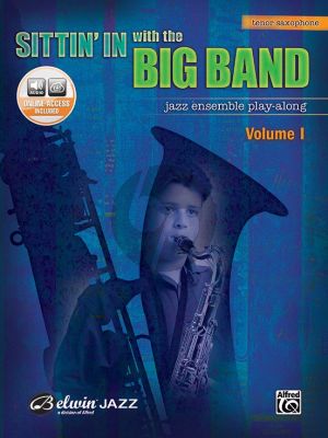 Album Sittin' In with the Big Band Vol. 1 for Tenor Saxophone Book with Audio Online