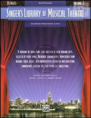 Singer's Library of Musical Theatre Vol. 2 Soprano