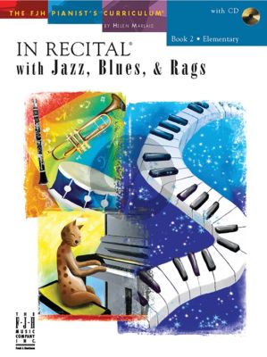 Marlais In Recital with Jazz-Blues & Rags Vol. 2 Piano (Bk-Cd) (elementary)