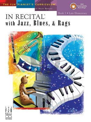 Marlais In Recital with Jazz-Blues & Rags Vol. 3 Piano (Book with Audio online) (late element.)