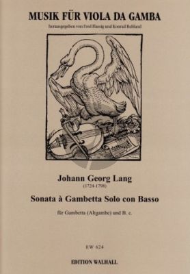 Lang Sonata a Gambetta Solo con Basso (Altgambe)