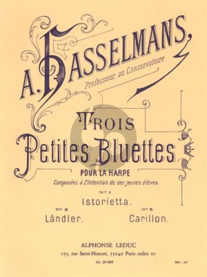 Hasselmans 3 Petites Bluettes Op. 28 Harpe (Grade 3)