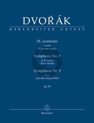 Dvorak Symphonie No.9 Op.95 e-moll Studienpartitur (ed. Jonathan Del Mar)