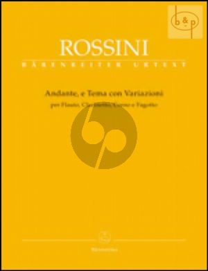 Andante & Tema con Variazioni (Flute-Clar.[C]- Horn[F]-Bassoon) (Score/Parts)