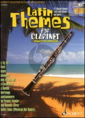 Latin Themes (12 Vibrant Themes) (Clarinet) (Bk-Cd)