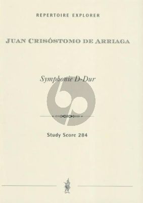 Arriaga Symphonie in D-dur Studienpartitur
