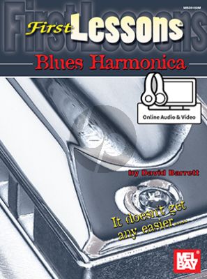 First Lessons Blues Harmonica (Book with Audio and Video Online)