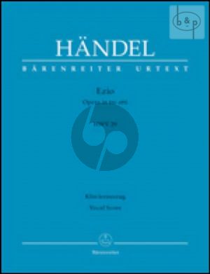 Ezio HWV 29 (Vocal Score) (it./germ.) Handel G.F.