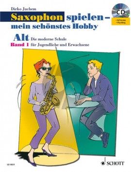 Juchem Saxophon Spielen mein schonstes Hobby Vol.1 with Spielbuch 1 (Spielstucke mit Klavier und Duette) (Bk-Cd) (Set)