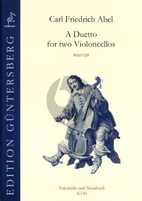 Abel A Duetto (WKO 228) for 2 Violoncellos (edited von Zadow) (with facsimile)
