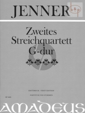 Quartet No.2 G-major (1910) (Score/Parts) (edited by Bernhard Pauler)