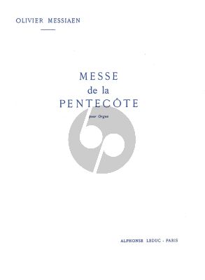 Messiaen Messe de la Pentecote Orgue