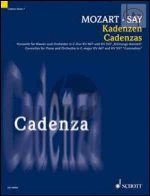 Cadenzas to Mozart's Piano Concertos KV 457 & KV 537
