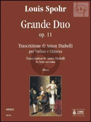 Grande Duo Op.11 (Violin-Guitar) (transcr. by Anton Diabelli)