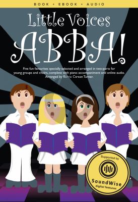 Little Voices ABBA 2 Part-Piano (Book with Audio) (arr, Barrie Carson Turner)