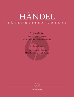 Handel Aria Album from Handel's Operas Male Roles for High Voice (ital.) (edited by Donald Burrows)