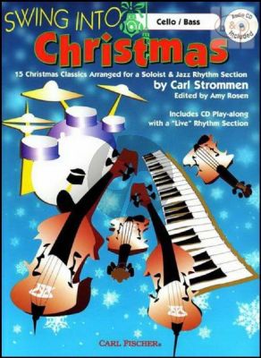Swing into Christmas (15 Christmas Classics) (Violoncello/Bass) (Bk-Cd)