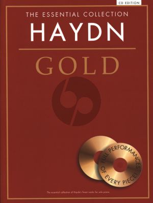 Haydn Gold Essential Collection for Piano Book with 2 Cd's (Intermediate Level)