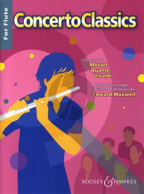 Concerto Classics (Concertos by Mozart-Quantz & Vivaldi) (Flute-Piano) (edited by Edward Maxwell)