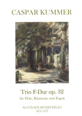 Kummer Trio F-major Op.32 Flute-Clar.[Bb]-Bassoon (Score/Parts) (Detlef Reikow)