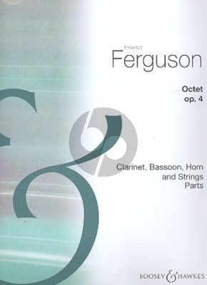 Ferguson Octet Op. 4 Clarinet-Bassoon-Horn and Strings (Parts)