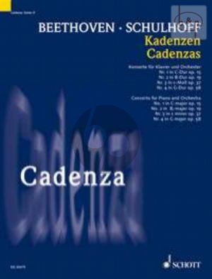 Cadenzas to Beethoven's Piano Concertos No.1 - 4
