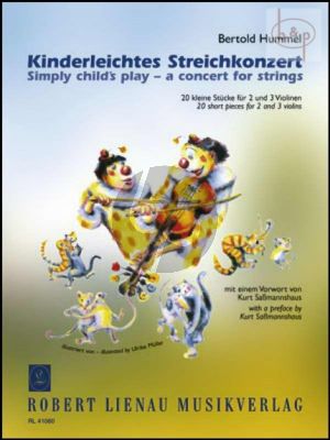 Kinderleichtes Streichkonzert (20 Small Pieces) (2 and 3 Violins)