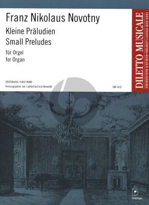 Novotny Kleine Praludien (Praeambula) for Organ (edited by Erich Benedikt)