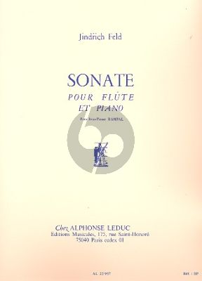 Feld Sonate (pour Jean-Pierre Rampal) Flute-Piano