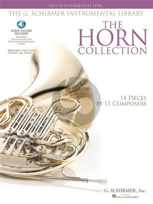 The Horn Collection for Horn and Piano (Easy to Intermediate Level) (Book with Audio online)