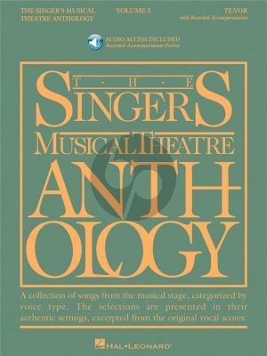 Singers Musical Theatre Anthology Vol.5 Tenor (Bk- 2 CD's) (compiled by Richard Walters)