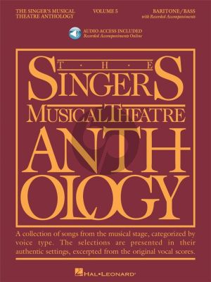 Singers Musical Theatre Anthology Vol.5 Baritone/Bass (Bk- 2 CD's) (compiled by Richard Walters)