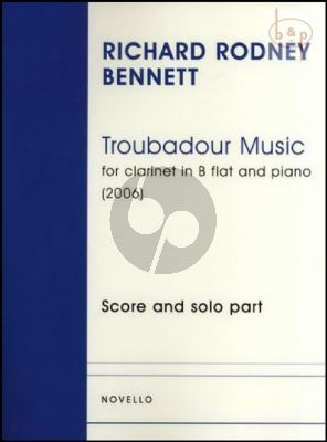 Troubadour Music Clarinet and Piano
