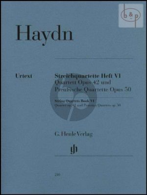 Streichquartette Vol.6 Op.42 & Op.50 (Parts)