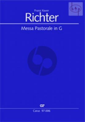 Messa Pastorale G-major (Reutter A 23) (SATB soli-SATB-Orch.) (Full Score) (lat.)