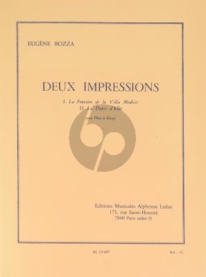Bozza 2 Impressions Flute et Harpe