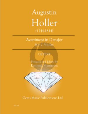 Holler Avertiment D-major - 2 Violas (Prepared and Edited by Kenneth Martinson) (Urtext)