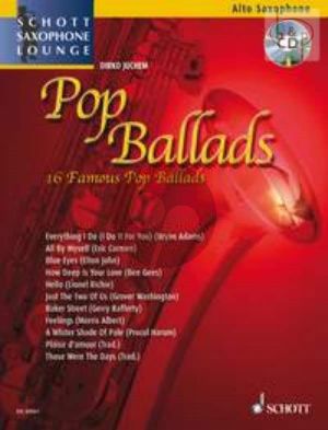 Pop Ballads (16 Famous Ballads) (Alto Sax.-Piano)