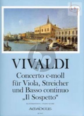Concerto c-minor (RV 199) (Il Sospetto) (orig. Violin) (Viola-Strings-Bc)