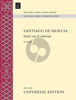 Murcia Suite d-minor Guitar (edited by Olaf van Gonnissen)