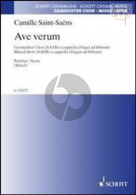 Ave Verum (SATB-Organ ad lib.) (lat.)